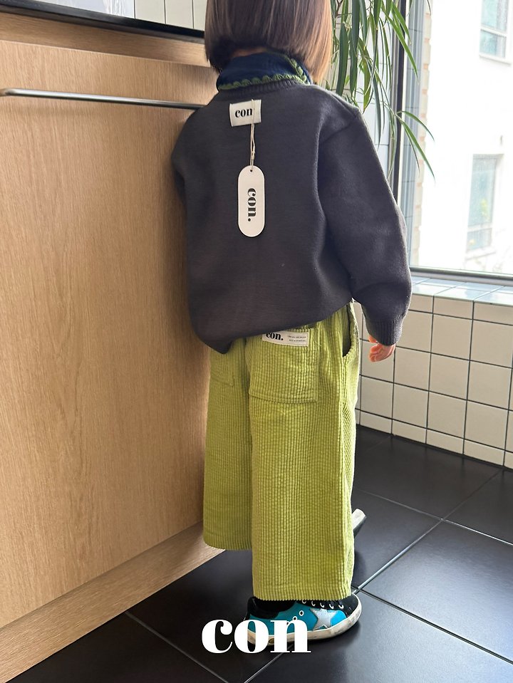 콘 뽀송이골덴팬츠
