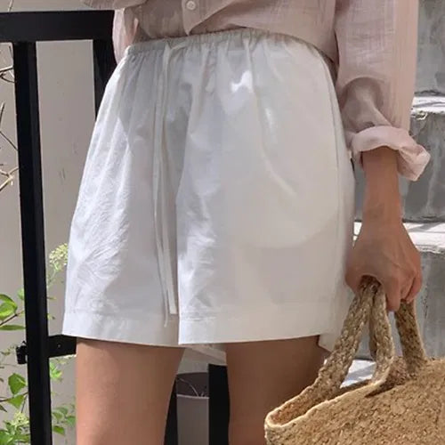 코튼 밴딩 투웨이 숏팬츠