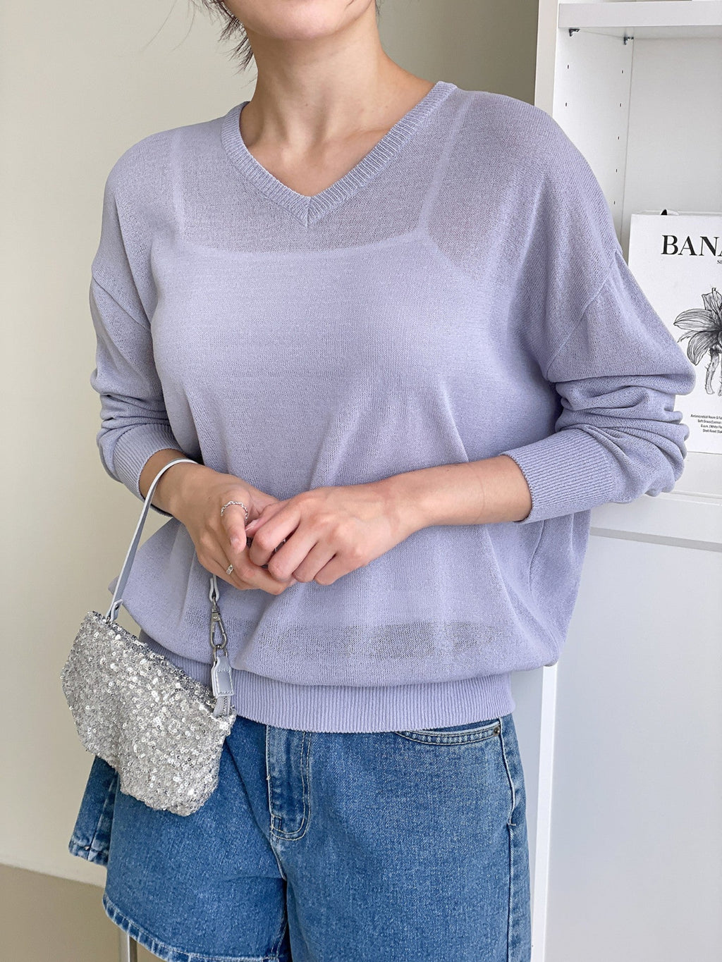 심플 데일리 오버핏 니트