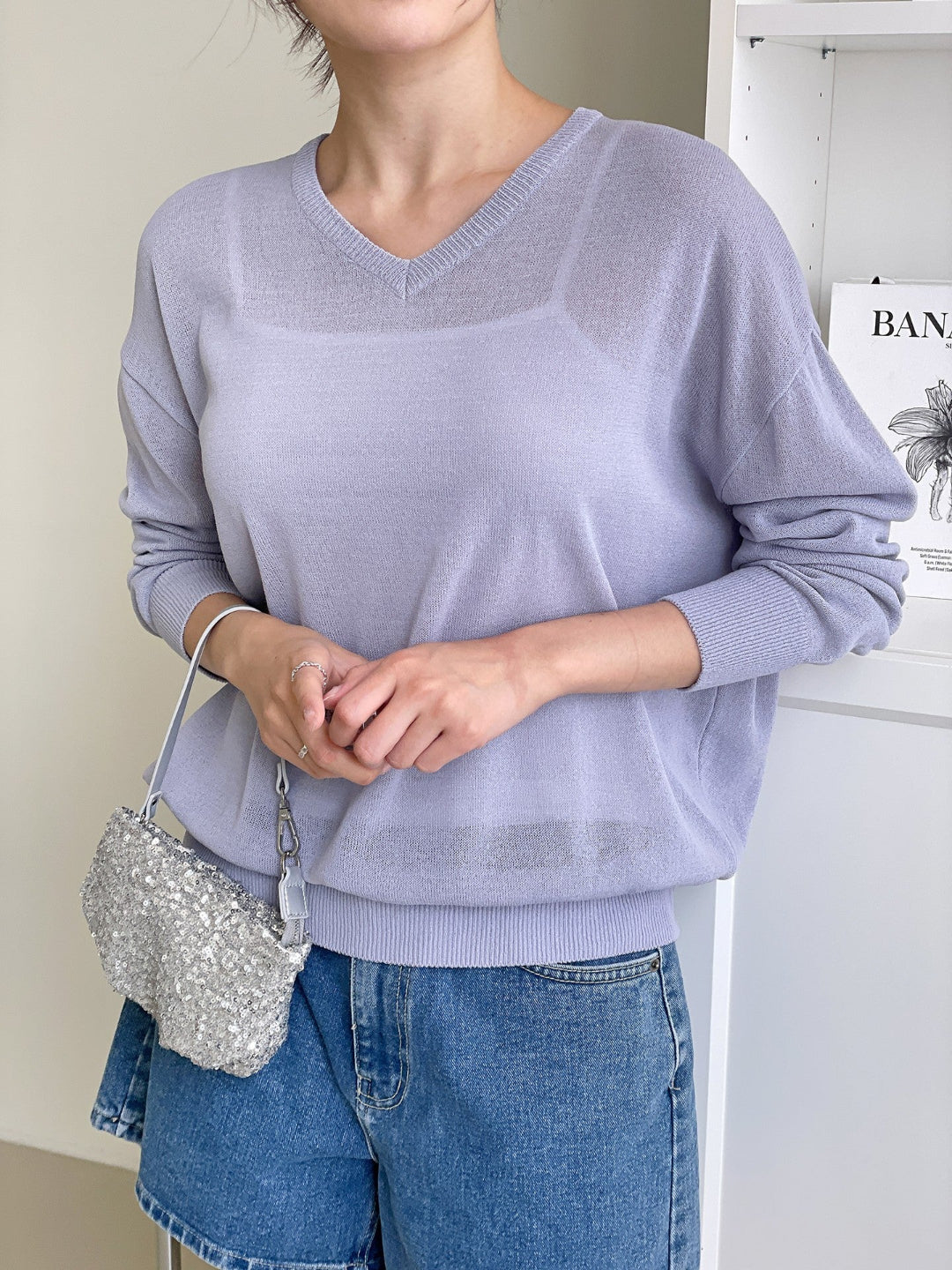 심플 데일리 오버핏 니트