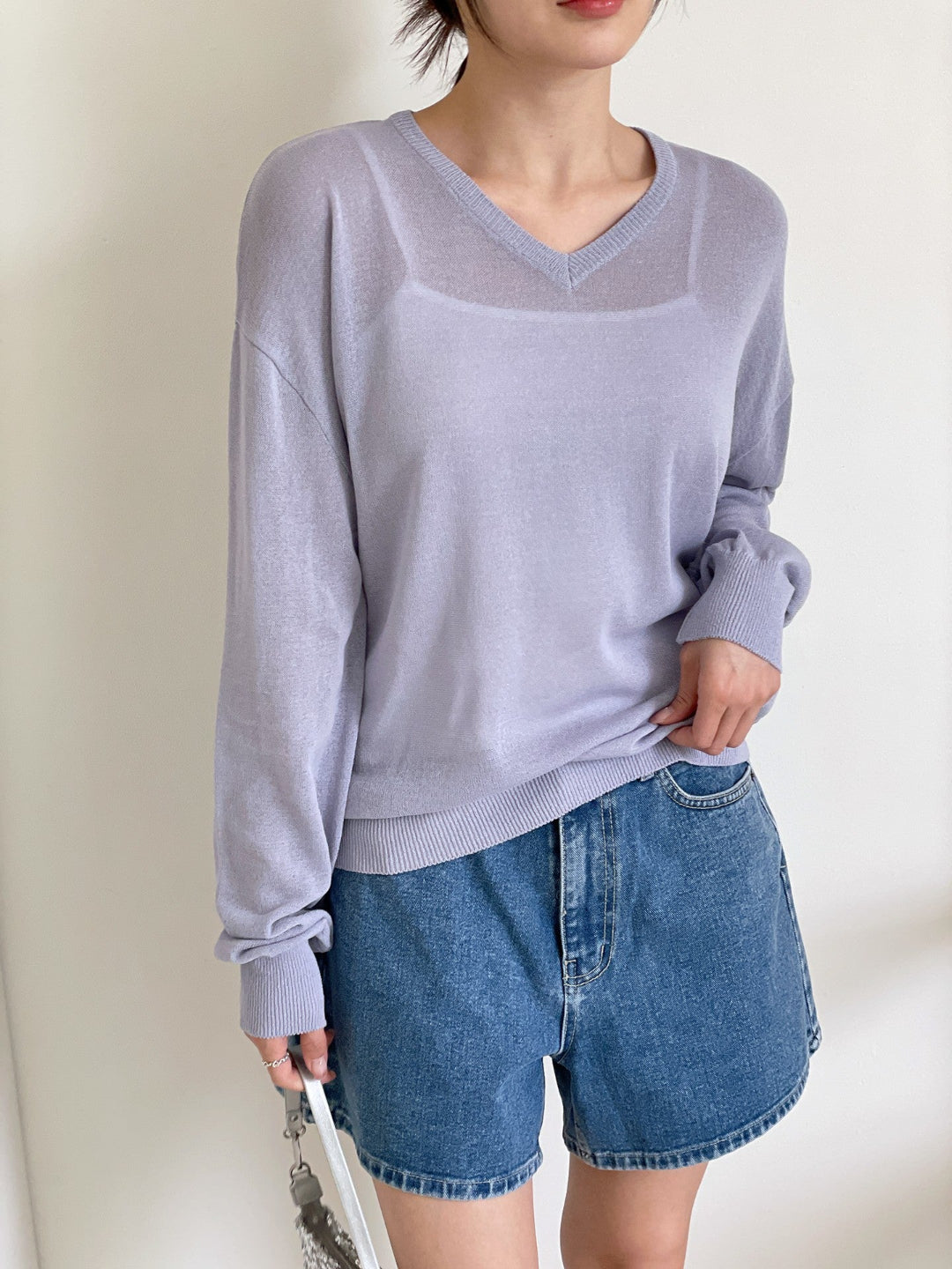 심플 데일리 오버핏 니트
