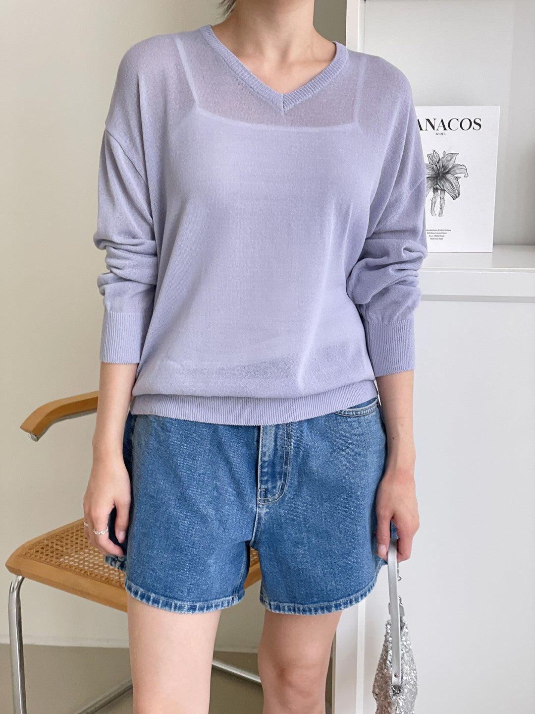 심플 데일리 오버핏 니트